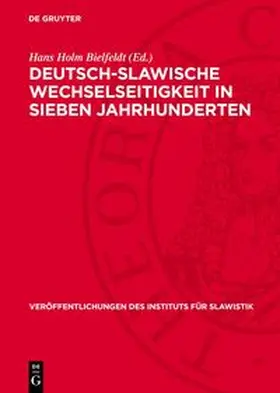 Bielfeldt |  Deutsch-Slawische Wechselseitigkeit in sieben Jahrhunderten | Buch |  Sack Fachmedien