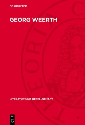  Georg Weerth | Buch |  Sack Fachmedien