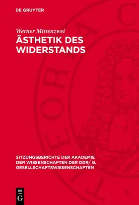 Mittenzwei |  Ästhetik des Widerstands | Buch |  Sack Fachmedien