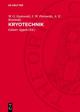 Fastowski / Petrowski / Rowinski |  Kryotechnik | Buch |  Sack Fachmedien