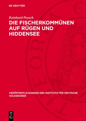 Peesch |  Die Fischerkommünen auf Rügen und Hiddensee | Buch |  Sack Fachmedien