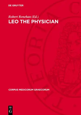 Renehan | Leo the Physician | Buch | 978-3-11-275096-4 | www.sack.de