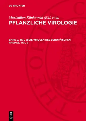  Die Virosen des europäischen Raumes, Teil 2 | eBook | Sack Fachmedien