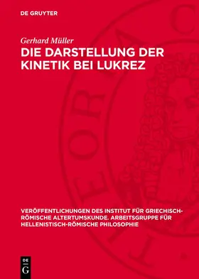 Müller | Die Darstellung der Kinetik bei Lukrez | E-Book | sack.de
