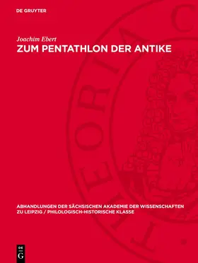 Ebert |  Zum Pentathlon der Antike | eBook | Sack Fachmedien