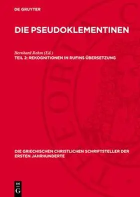 Rehm |  Rekognitionen in Rufins Übersetzung | eBook | Sack Fachmedien