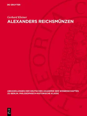 Kleiner | Alexanders Reichsmünzen | E-Book | www.sack.de