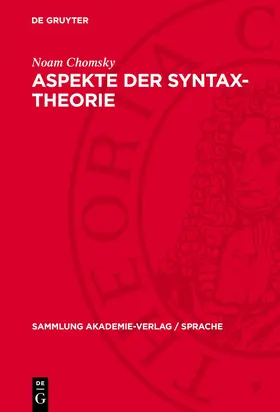 Chomsky |  Aspekte der Syntax-Theorie | Buch |  Sack Fachmedien
