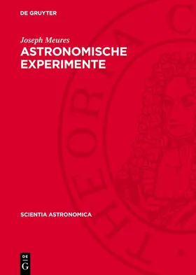Meures |  Astronomische Experimente | Buch |  Sack Fachmedien