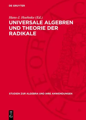 Hoehnke |  Universale Algebren und Theorie der Radikale | eBook | Sack Fachmedien