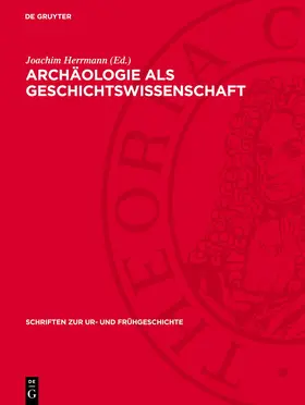 Herrmann |  Archäologie als Geschichtswissenschaft | Buch |  Sack Fachmedien