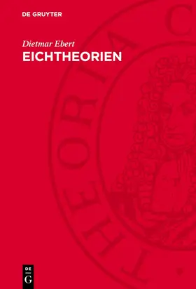 Ebert |  Eichtheorien | eBook | Sack Fachmedien