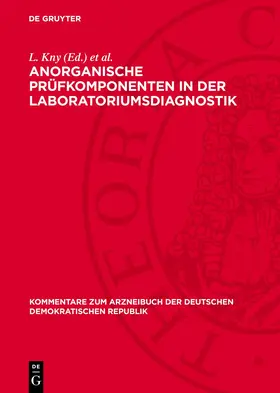 Kny / Richter / Meißner |  Anorganische Prüfkomponenten in der Laboratoriumsdiagnostik | eBook | Sack Fachmedien