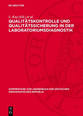 Kny / Richter |  Qualitätskontrolle und Qualitätssicherung in der Laboratoriumsdiagnostik | eBook | Sack Fachmedien