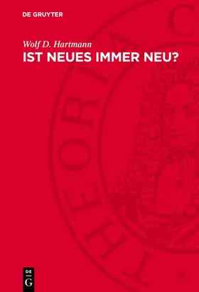 Hartmann |  Ist Neues immer neu? | eBook | Sack Fachmedien