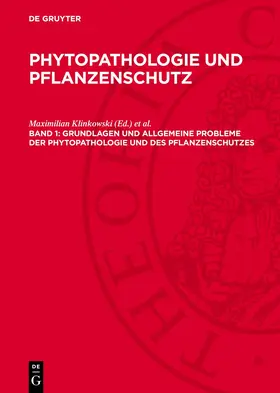 Klinkowski / Mühle / Reinmut |  Grundlagen und allgemeine Probleme der Phytopathologie und des Pflanzenschutzes | eBook | Sack Fachmedien