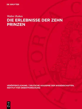 Ruben |  Die Erlebnisse der zehn Prinzen | Buch |  Sack Fachmedien