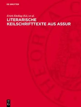 Ebeling / Köcher / Rost |  Literarische Keilschrifttexte aus Assur | Buch |  Sack Fachmedien