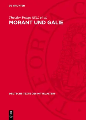 Frings / Linke |  Morant und Galie | Buch |  Sack Fachmedien
