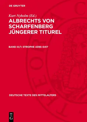 Nyholm |  Strophe 4395–5417 | eBook | Sack Fachmedien