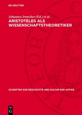 Irmscher / Müller |  Aristoteles als Wissenschaftstheoretiker | eBook | Sack Fachmedien