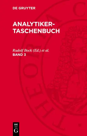 Bock / Fresenius / Günzler |  Analytiker-Taschenbuch. Band 3 | eBook | Sack Fachmedien