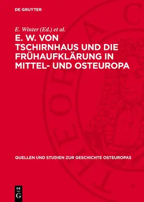 Winter / Figurovskij / Harig |  E. W. von Tschirnhaus und die Frühaufklärung in Mittel- und Osteuropa | eBook | Sack Fachmedien