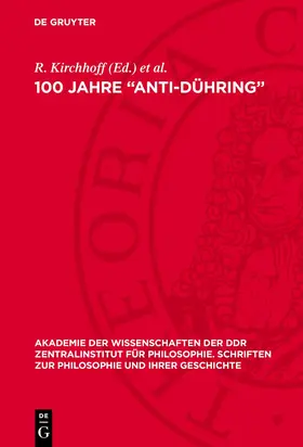 Kirchhoff / Oiserman |  100 Jahre "Anti-Dühring" | Buch |  Sack Fachmedien
