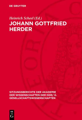 Scheel |  Johann Gottfried Herder | eBook | Sack Fachmedien