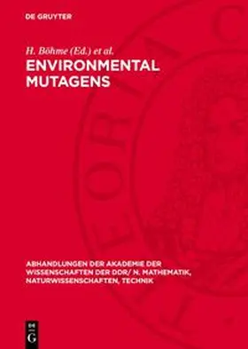 Böhme / Schöneich |  Environmental Mutagens | Buch |  Sack Fachmedien
