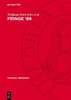 Osten / Pryputniewicz / Reid |  Fringe '89 | Buch |  Sack Fachmedien