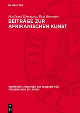 Herrmann / Germann |  Beiträge zur afrikanischen Kunst | Buch |  Sack Fachmedien