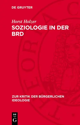 Holzer |  Soziologie in der BRD | Buch |  Sack Fachmedien