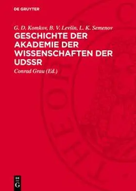 Komkov / Levšin / Semenov |  Geschichte der Akademie der Wissenschaften der UdSSR | Buch |  Sack Fachmedien