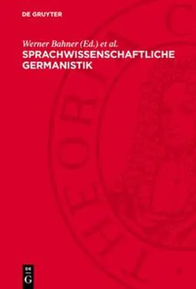 Bahner / Neumann |  Sprachwissenschaftliche Germanistik | Buch |  Sack Fachmedien