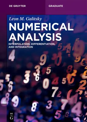 Galitsky |  Numerical Analysis | Buch |  Sack Fachmedien