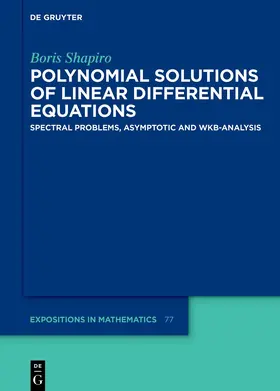 Shapiro |  Polynomial Solutions of Linear Differential Equations | Buch |  Sack Fachmedien
