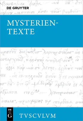 Zgoll |  Mysterientexte. Die orphisch-bakchischen Goldplättchen | Buch |  Sack Fachmedien