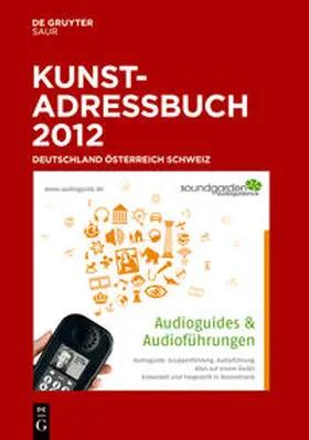  Kunstadressbuch Deutschland, Österreich, Schweiz 2012 | Buch |  Sack Fachmedien