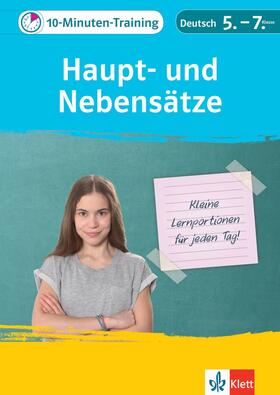 Höffer / Hufnagel / Schwengler | Klett 10-Minuten-Training Deutsch: Grammatik Haupt- und Nebensätze 5.-7. Klasse | E-Book | sack.de