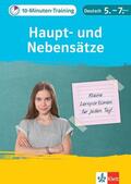 Höffer / Hufnagel / Schwengler |  Klett 10-Minuten-Training Deutsch: Grammatik Haupt- und Nebensätze 5.-7. Klasse | eBook | Sack Fachmedien