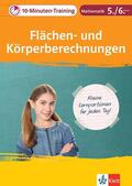 Homrighausen / PONS Langenscheidt GmbH |  Klett 10-Minuten-Training Mathematik Flächen- und Körperberechnungen 5./6. Klasse | eBook | Sack Fachmedien