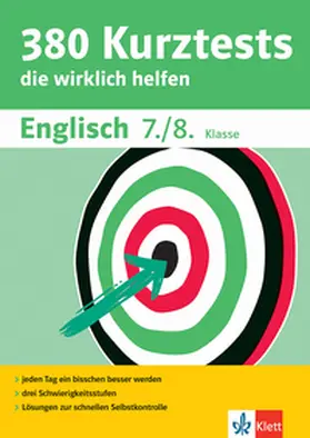 Pierce / Rautenberg / Williams |  Klett 380 Kurztests Englisch 7./8. Klasse | eBook | Sack Fachmedien