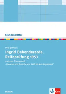  Ingrid Babendererde. Reifeprüfung 1953 | Buch |  Sack Fachmedien