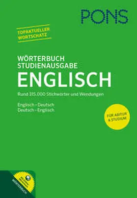 PONS Wörterbuch Studienausgabe Englisch | Medienkombination | 978-3-12-517627-0 | www.sack.de