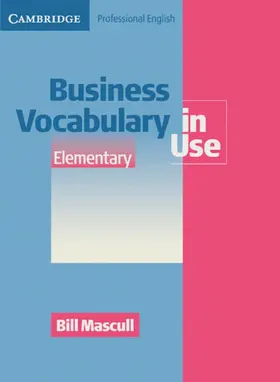 Mascull |  Business Vocabulary in Use - Elementary to Pre-intermediate | Buch |  Sack Fachmedien