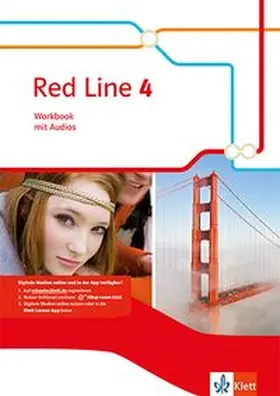  Red Line 4. Workbook mit Audios Klasse 8 | Buch |  Sack Fachmedien