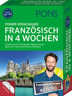 PONS Power-Sprachkurs Französisch in 4 Wochen. Buch mit 2 CDs und 24 Online-Kurztests | Buch | 978-3-12-562904-2 | www.sack.de