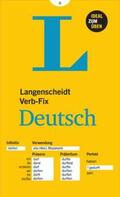 Langenscheidt |  Langenscheidt Verb-Fix Deutsch - Deutsche Verben auf einen Blick - Ideal zum Üben | Loseblattwerk |  Sack Fachmedien