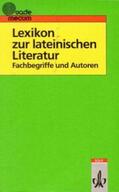 Hahn |  Lexikon zur lateinischen Literatur | Buch |  Sack Fachmedien